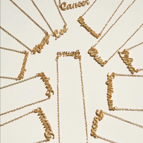 Lulus Jewelry - LAST ONE SALE Taurus Zodiac Cursive Necklace